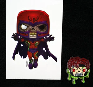 Funko POP! Calcomanía magnética exclusiva de Marvel Zombies Collector Corps y pin gambito - Imagen 1 de 1