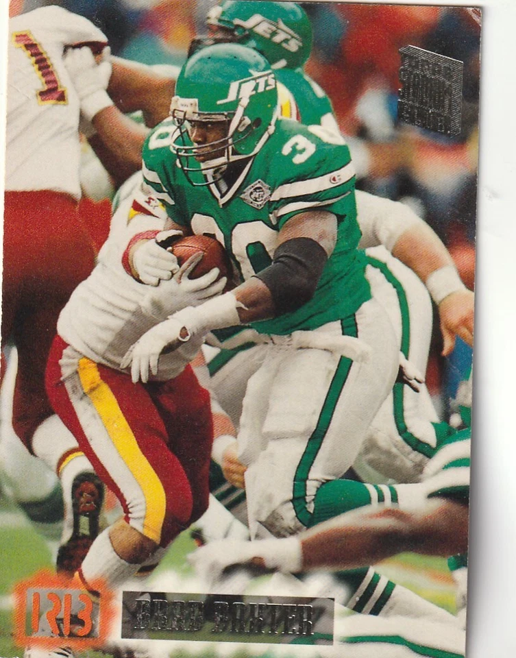 FREE SHIPPING-MINT-1994 Topps Stadium club  Brad Baxter #79 JETS - Image 1 of 1