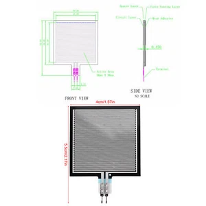 RP ST High Accuracy Thin Film Pressure Sensor Force Sensor For High End - Picture 1 of 12