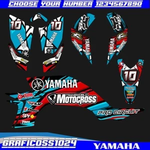 Yamaha YFZ 450 Graphics Decal Stickers Kit 2003 2004 2005 2006 2007 2008 atv - Picture 1 of 5