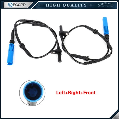 Sensor de velocidad de rueda ABS delantero izquierdo derecho 2 piezas para BMW 745i 745Li 760Li 2003-2004 Foto 1 de 4