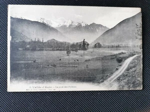 CPA 05 Vallée d'Aure - La pose des Pylônes - Imagen 1 de 2