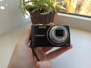 🔥Samsung PL210 Black 14.2MP digital compact camera🔥WORKing FULL SET🔥 - Picture 1 of 7