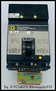 FC34070 ~ Quadrato D FC34070 480V 70A FC Tipo I-Line MCCB ~B. Alette/garanzia 90 giorni - Foto 1 di 4