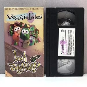 VeggieTales Josh & Big Wall! VHS Video Tape Christian GOD Kids Animation Cartoon - Picture 1 of 12