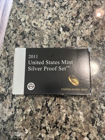 2011-s U.S. SILVER 14 coin Proof Set.  Original as made by U.S. Free ship! Cover