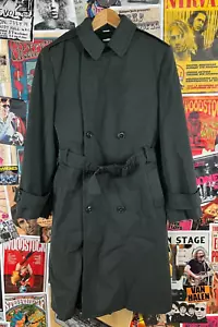 Army Regenmantel Herren 36 L Army Green Quarpel 274 Trenchcoat Vietnam 67 Vintage - Bild 1 von 18