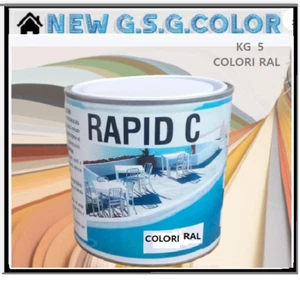 RAPID C VERNICE PER INTERNO PISCINA VASCHE AL CLOROCAUCCIU’ COLORI RAL KG 5 - Foto 1 di 189