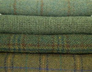 HAND DYED RUG HOOKING WOOL Mill-Dyed ~ "FOR EVER GREEN" (4-pc. collection) - Picture 1 of 12