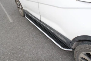 Running Boards Side Steps Pedals Nerf Bar Fits for Lincoln MKX 2015-2018 - Picture 1 of 15