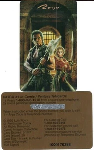 Royo - Hawk & Fisher - autographed phone card [numbered to 500] - Picture 1 of 1