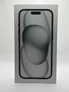 Apple iPhone 15 Black 256GB - Empty Box ONLY - Picture 1 of 3
