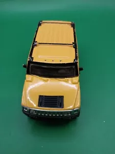 Maisto Hummer H2 1/46 Scale Yellow Diecast SUV Toy Truck - Picture 1 of 9