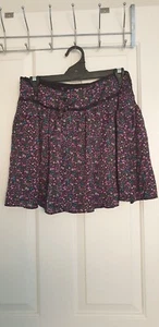 Hot Options Ladies Purple Black Silk Skirt BNWOT size 12 - Picture 1 of 4