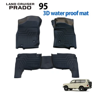 Land Cruiser Prado 95 3D Floor Rubber Mats Waterproof Full Set NEW - Imagen 1 de 13
