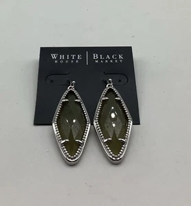 Ohrringe White House Schwarzmarkt Silber/Grau Neu mit Etikett - Bild 1 von 3