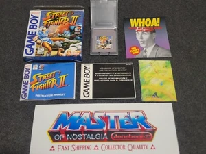 Gameboy STREET FIGHTER II 2 completo di scatola CIB Nintendo Game Boy prima stampa - Foto 1 di 6
