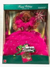 Mattel Happy Holidays Barbie Doll Christmas Special Edition 1990 3rd Series NRFB