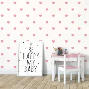 Madly IN Love Wand Dekor Schablone, Herz Repeat Malen Muster, Kinderzimmer Dekor - Bild 1 von 7