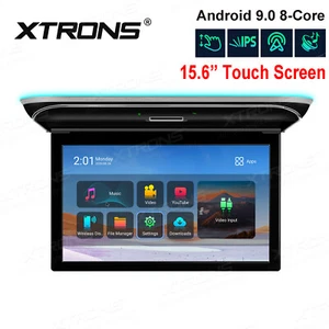15.6" Touch Screen Android 9.0 8-Core Car Roof Overhead Monitor Wifi HDMI USB 8K - Picture 1 of 12