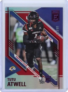 2021 Panini Elite Tutu Atwell Rookie RC Parallel #d /99 - Los Angeles Rams - Picture 1 of 2