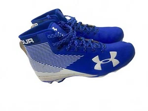 Under Armour Cleat Men’s Siize 11 Blue/white 4501421047 - Picture 1 of 12