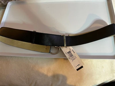 Cinturón ViaSpiga ItaliaN Negro Ajustable Mujer Talla S HECHO POR HOMBRE FORRADO EN CUERO NUEVO Foto 1 de 4