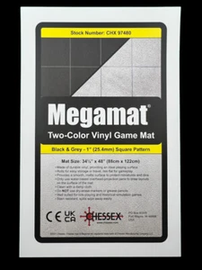 Megamat: Alfombrilla de juego de vinilo bicolor negra y gris 1" CHX97480 - Imagen 1 de 1