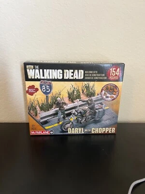 Sealed McFarlane Toys The Walking Dead Daryl with Chopper- 154 Pcs Building Set - Image 1 of 2