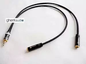 D04 (0,5 m 1,5 piedi) --- 3,5 mm TRS cavo audio diviso stereo maschio a doppia femmina - Foto 1 di 3