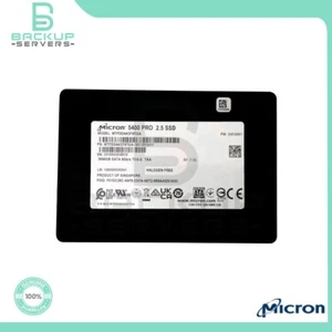 Disque SSD MTFDDAK3T8TGA Micron 5400 PRO 3,84 To 6 Gbit/s TLC SATA 2,5" - Photo 1/3