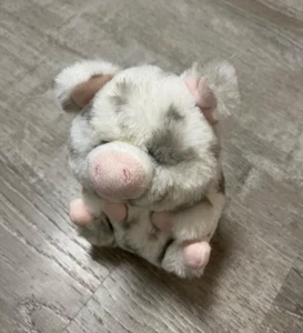 Aurora rundes Rolly Haustier immergrünes Schwein weiß 6 Zoll Plüschtier Stofftier Spielzeug - Bild 1 von 2