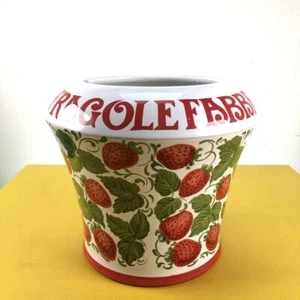 grande vaso in ceramica fragole fabbri - Bild 1 von 6