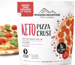 Modern Mountain Keto Pizza Crust - Low Carb Keto - Only 1g Net Carbs - - Picture 1 of 5
