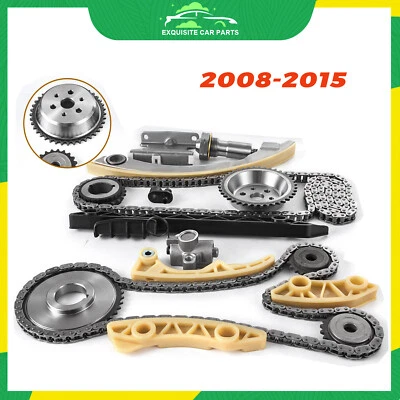 Timing Chain Kit for 08-13 Chevrolet Malibu 10-15 Equinox L4 2.4L 2.2L 2.0L DOHC - Image 1 of 4