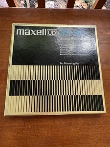 Used Maxell UD 35-90 Reel To Reel Recording Tape 7 inch For Mastering 1800 Ft. - Picture 1 of 4
