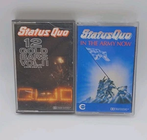 Status Quo In The Army Now & 12 Gold Bars Vol 2 Cassette - Picture 1 of 3