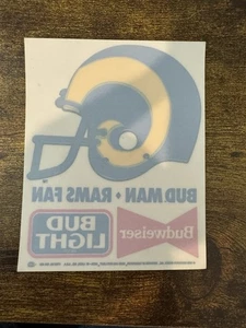Los Angeles Rams Aufkleber 4x5 Helm Fan Vintage - Bild 1 von 2