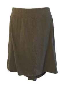 Duluth Trading Co. 3X Brown Knit Knee Length Skirt POCKETS - Picture 1 of 3