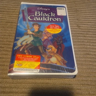 The Black Cauldron VHS Movie Walt Disney Collectible Chromium FX Package New - Image 1 of 4
