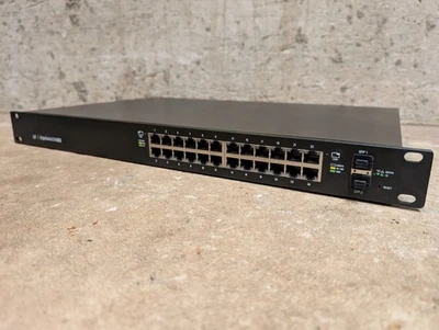 Ubiquiti EdgeSwitch 24 Port Gigabit 250W PoE+ Managed Switch (ES-24-250W) - Image 1 of 4