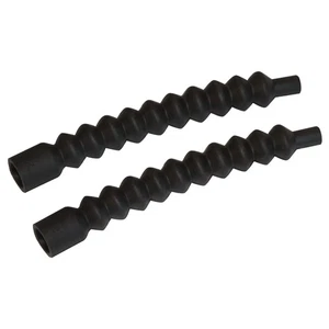 1973-87 GM Truck and Car 1980-81 Corvette Long Ribbed Rubber Dust Boot 2pc - Picture 1 of 9