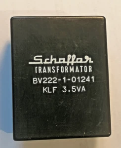 SCHAFFER Printtrafo BV 222-1-01241 KLF 3,5VA 2x 12V alte Bauform NOS* neu - Bild 1 von 3
