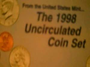 1998 U.S Mint ORIGINAL GOVERNMENT PACKAGING - Picture 1 of 3