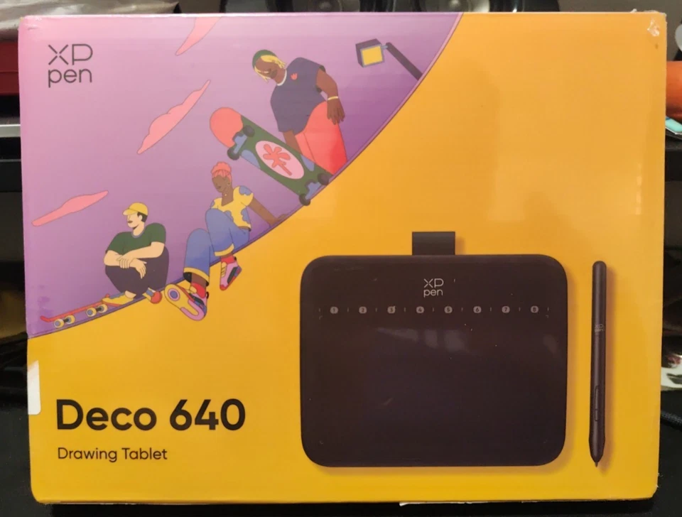 XPPen Drawing Tablet Deco 640, 16K Pen Pressure, 60°Tilt, Perfect OSU! Partner - Image 1 of 4