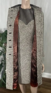 Kiminetta by Gar-Giulo True Vintage Mid-Century Tweed 60s Wool Dress Coat Set - Bild 1 von 16