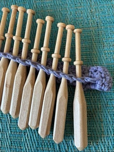 VINTAGE KONVOLUT 15 HOLZSPITZENKLÖPPELN Handarbeit - Bild 1 von 3