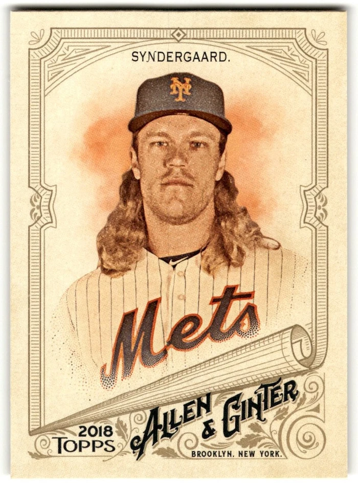 2018 Topps Allen & Ginter Noah Syndergaard #21 New York Mets - Image 1 of 2