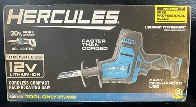 Hercules HDB79B 12V Brushless Cordless Compact Reciprocating Saw - Tool Only - Image 1 of 2