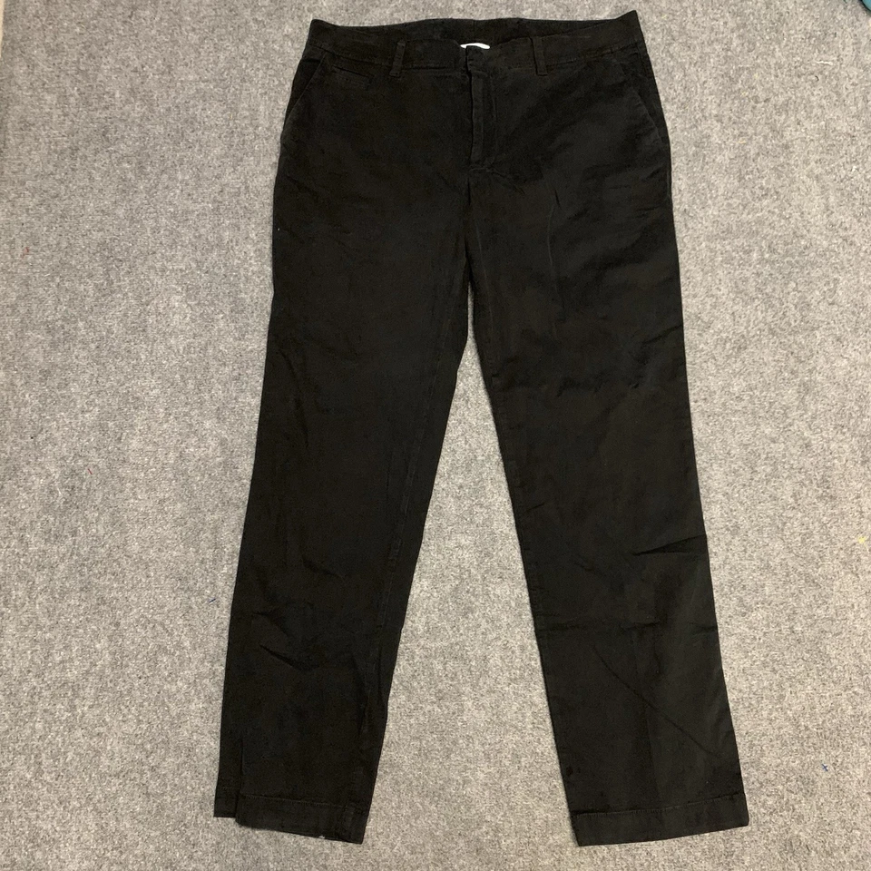 Pantalones chinos James Perse 36 trabajo informales utilitarios preppy negros Foto 1 de 4